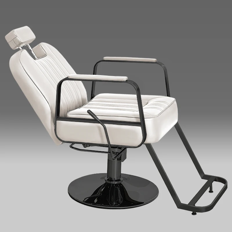 Women Reclinable Barber Chair Luxury Designed Tattoo Makeup Barber Chair Equipment Cadeira De Barbeiro Commercial Furniture