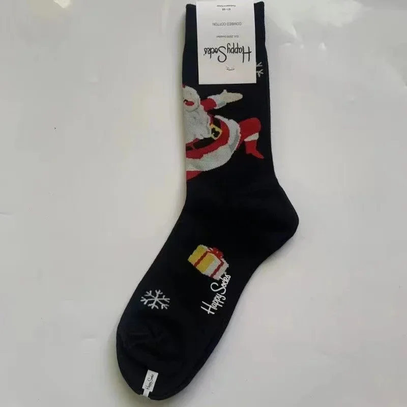 Men's Christmas Socks Novelty Socks Stocking Filler Xmas Gift Happy Sock