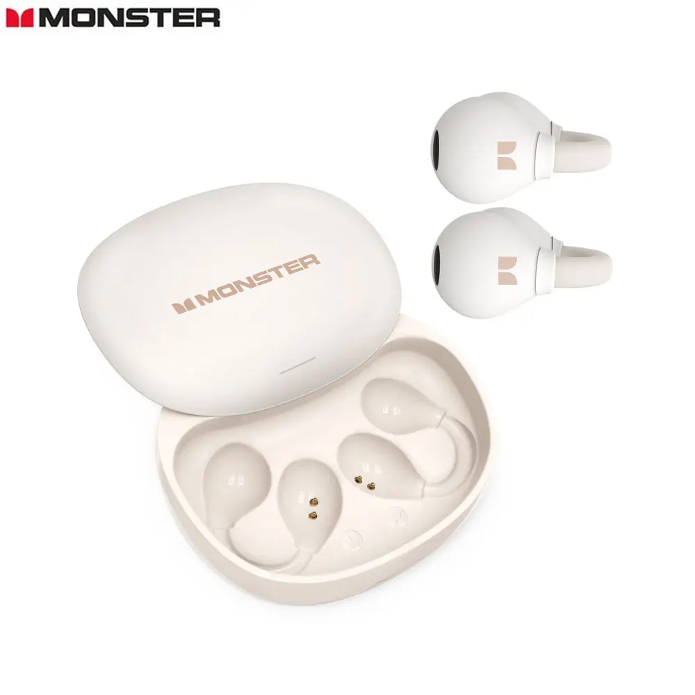 

Monster Open Ear AC500 TWS Wireless Bluetooth 5.3 Earbuds Conduction Sports Running Headphones Gaming With Mic Earpbud HD Call