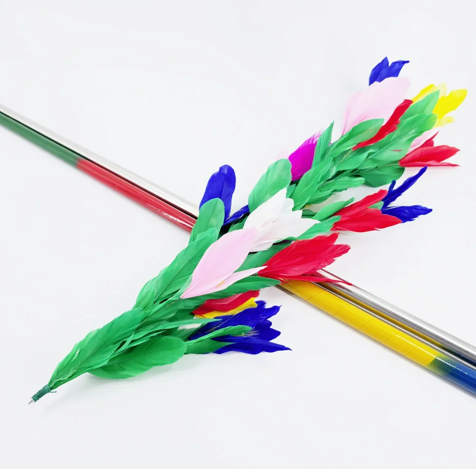 Stage Magia Vanishing Metal Cane to 21 Flowers Magic Tricks Disappearing Rainbow wand Magie Amazing Illusions Gimmick Props