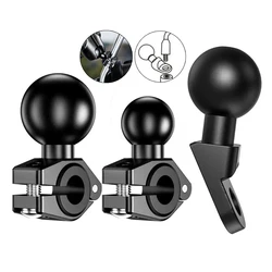 1 inch Ball Head Mount Adapter Motorcycle Bike Rearview Mirror Bracket M8 M10 Screw for GoPro insta360 x3 Action Cameras Mounts