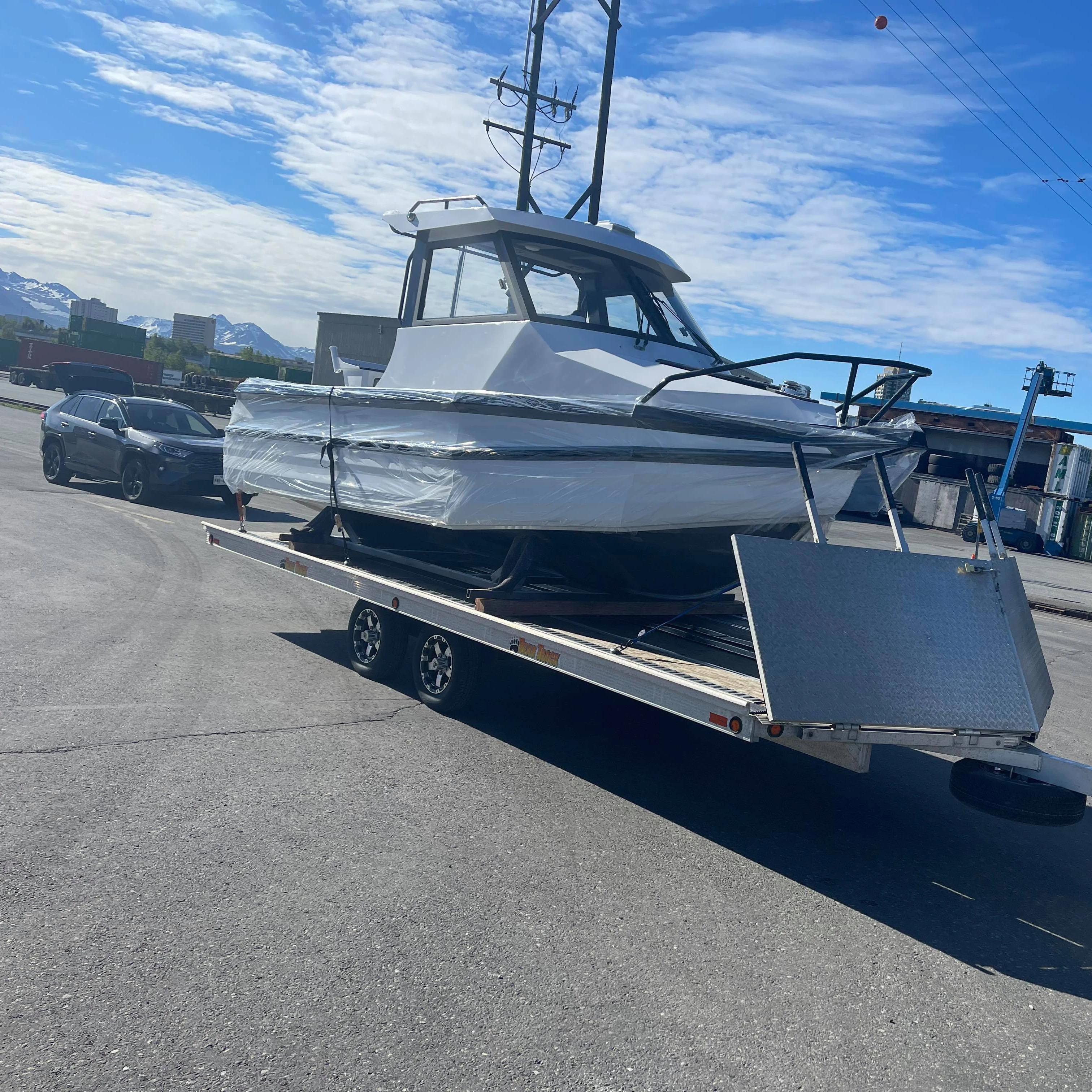Seaking Aluminum Pontoon 6 Meters Easycraft  Sea Fishing Boat 20 ft Vessel Small Yacht Deep-V Speed Ship