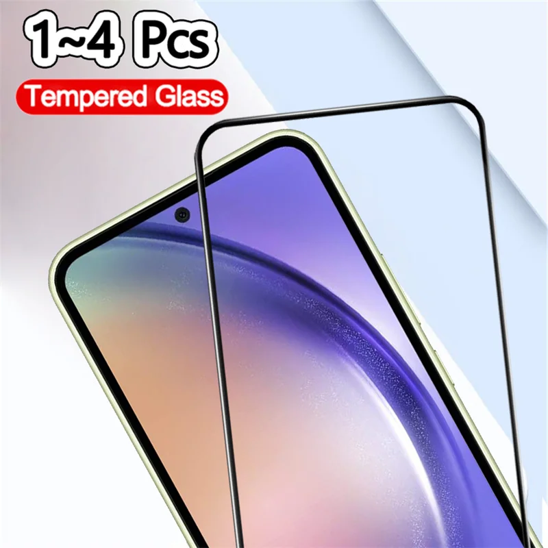 

1~4 Pcs Glass, Protective Glass for Samsung A54 A53 A52s A51 5G Screen Protector A52 4G Tempered Glass Film Samsung Galaxy A54