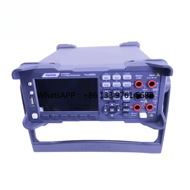 

Настольный мультиметр Hantek HDM3055A с цифровым дисплеем, базовая точность, 150 стр/мин, DCV, высокоточные цифровые мультиметры