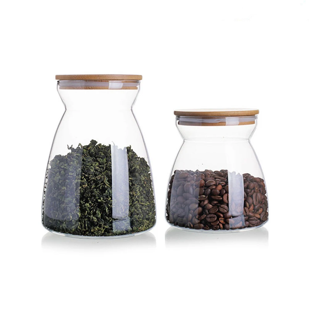 

Coffee Food Airtight Jar Containers for Storage Glass Sealed Canisters with Lids