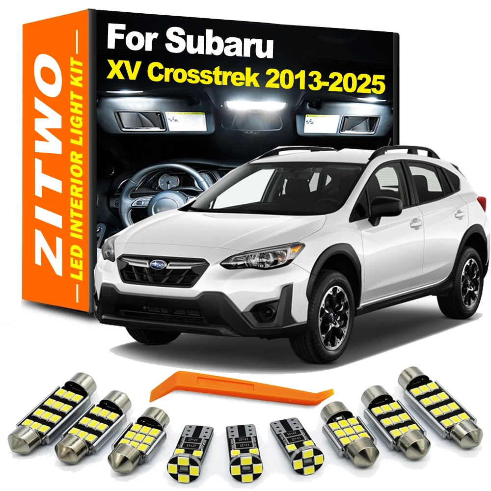 Car Parts LED Interior Dome Reading Light Bulb Kit For Subaru XV Crosstrek 2013- 2017 2018 2019 2020 2021 2022 2023 2024 2025