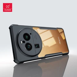 Xundd Shockproof Case For Find X6 Pro Protective Case Transparent Bumper Fashion Phone Cover For OPPO Find X6 Pro X7 Ultra Case