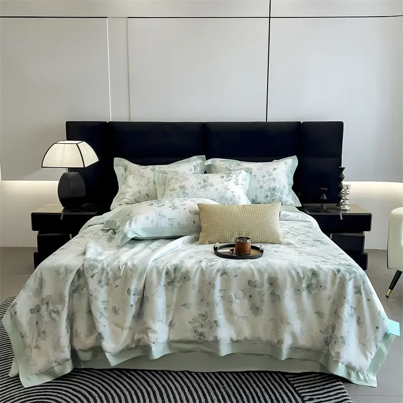 لحاف صيفي جديد من ايوسل رعوي مكون من أربع قطع من الحرير الجليدي شعور رائع 50 لحاف صيفي رائع، لحاف مكيف الهواء #2