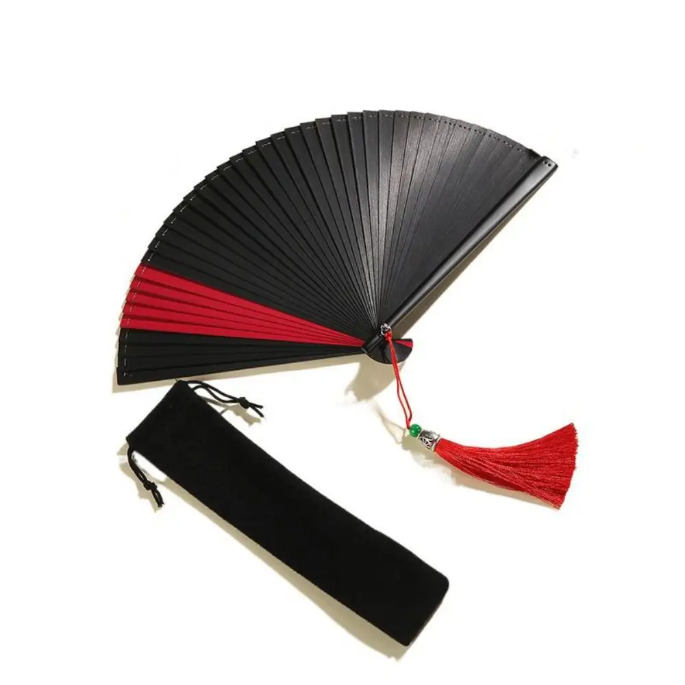 

Antique Small Folding Portable Classical Compact Dance Fan Bamboo Fan Kimono Fan Ornament