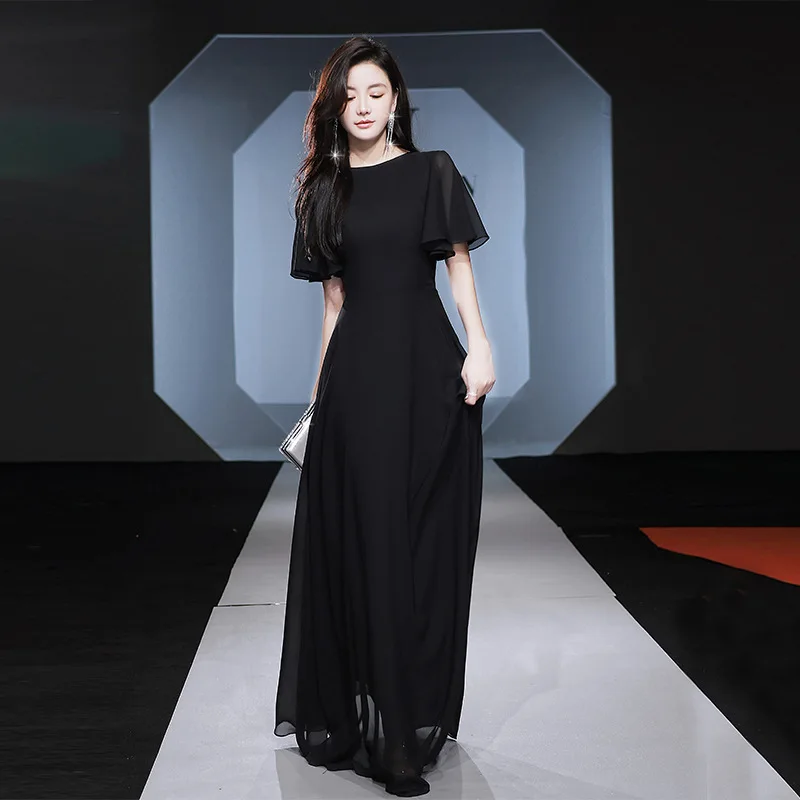 

Длинное вечернее платье Ele, женское лето 2023, новинка Sle Ball Dr, юбка трапециевидной формы с высокой талией, чехол без плеча Sve