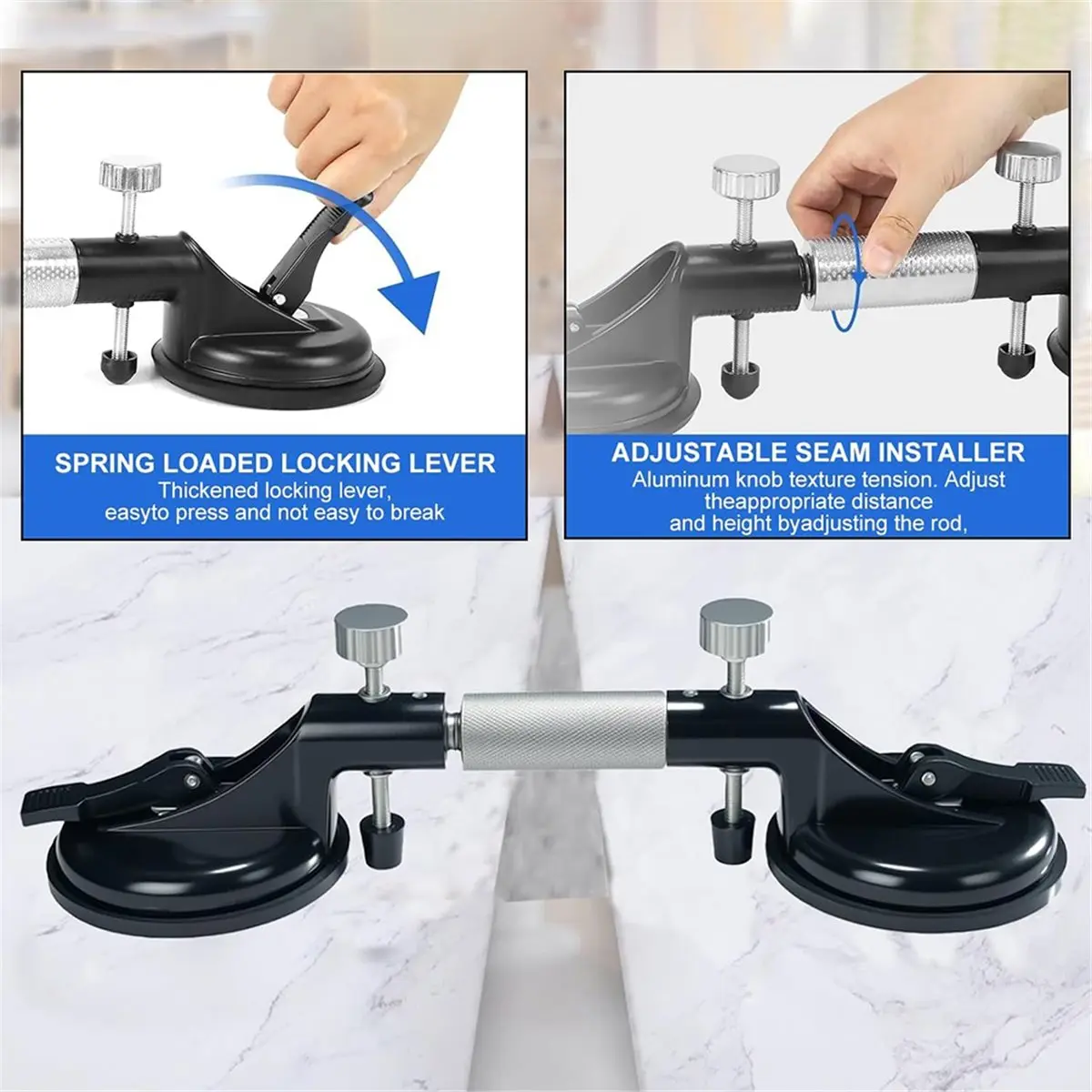 618 Mega Sale 2026 Advanced Granite Seam Setter with Vacuum Suction for Precise Countertop Leveling