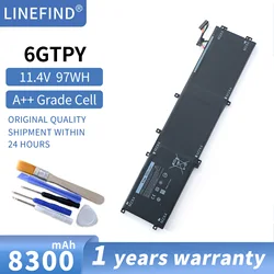 Аккумулятор 6GTPY для Dell XPS 15 9560 9570 9550 7590 P56F001 Precision 5510 5520 5530 5540 M5520 M5510, замена Vostro 7500 7590