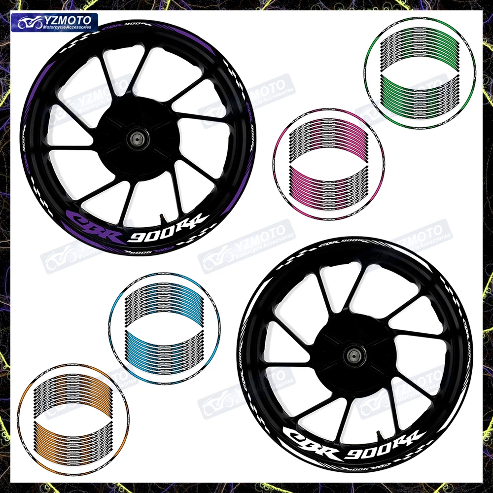 

Для Honda CBR900RR CBR 900RR гоночный мотоцикл спереди и сзади 17-дюймовая наклейка на ступицу колеса, украшение, светоотражающие наклейки на обод