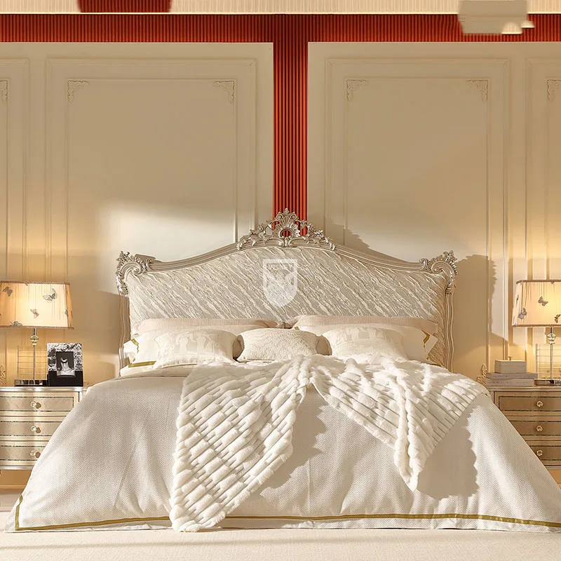 Frame Queen Bed Double Luxury Modern Wooden Beauty Design Space Saving Bed Princess Sleeping Letto Matrimoniale Home Furniture