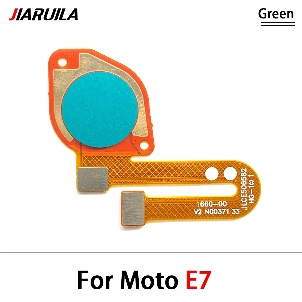 Fingerprint Scanner Flex For Moto E20 E40 E7 E7 Power E32 E6S E6 Plus Home Button Menu Return Key Sensor Flex Cable Ribbon