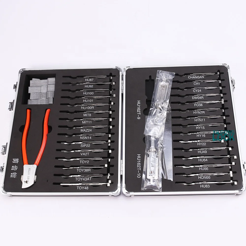 Original car locksmith picking tools 32 pcs 16 pcs Lishi 2 in 1 Lishi tools auto lock pick set