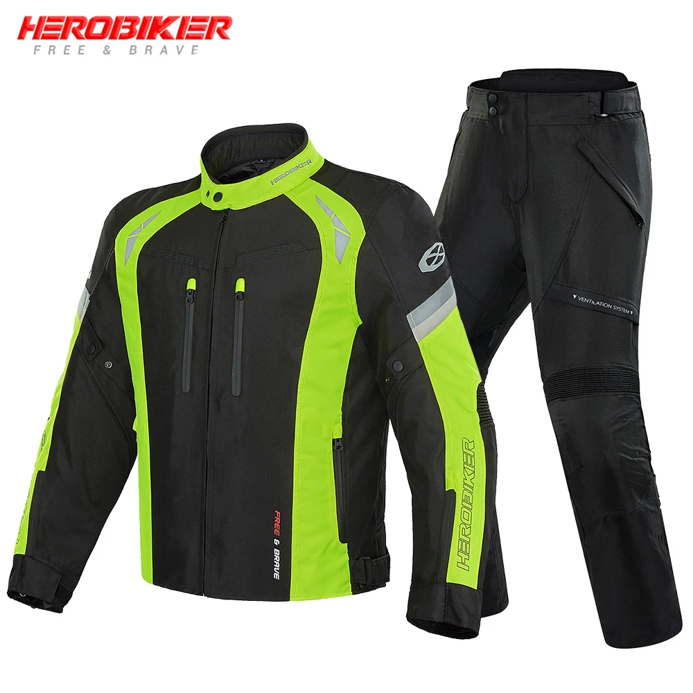 

All Season Motorcycle Riding Jacket Waterproof Wear-resistant Reflective Jacket Motocross Riding Anti Fall And Anti-collision