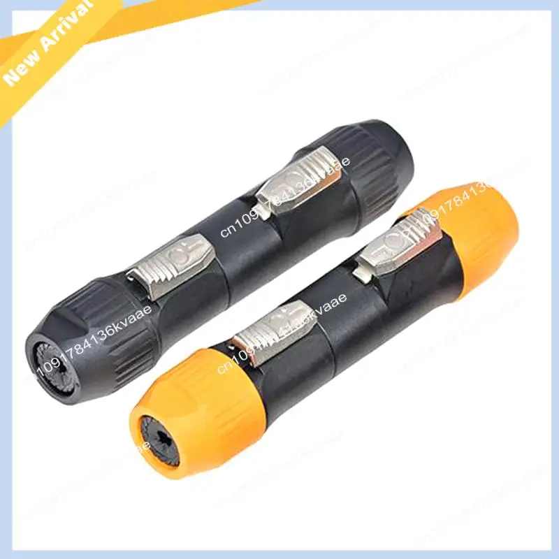 

M01K Waterproof LED Display Plug Stage Lighting Equipment Multi-Function Convenient Lighting Power Connector Plugs, Durable B-Si
