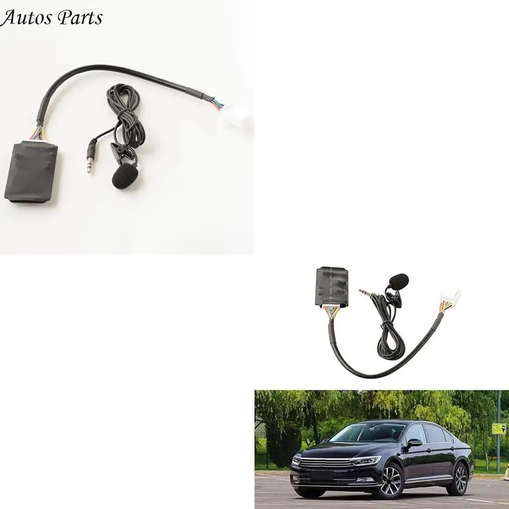

57BA Plugs & Play Bluetooth-совместимый адаптер с микрофоном музыкального передатчика для автомобиля