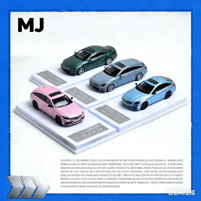 

MJ 1: 64 AMG CLS63 Cast Simulation Static Alloy Car Model, Boys' Holiday Gift Toy, Adult Collection Decoration Item.