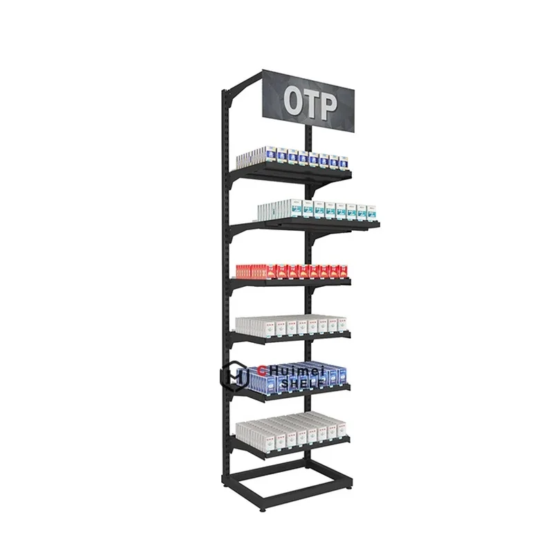 custom.Adjustable lightweight display rack，With shelf dividers，retail display shops and stores