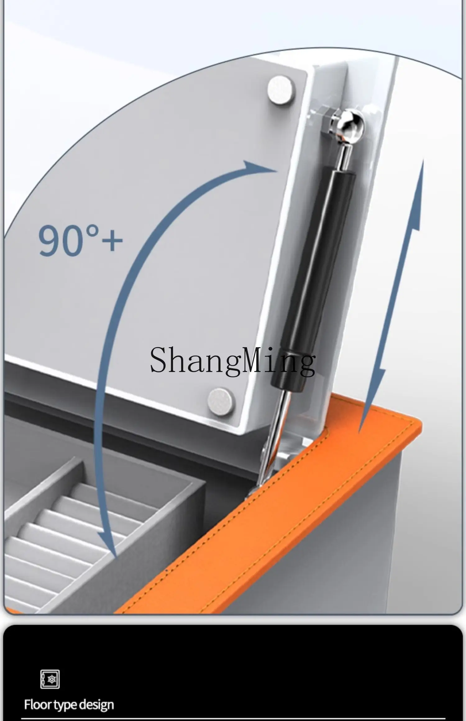 ZYY exquisite household small fingerprint bluetooth smart password drawer invisible can be fixed jewelry safe hidden new models