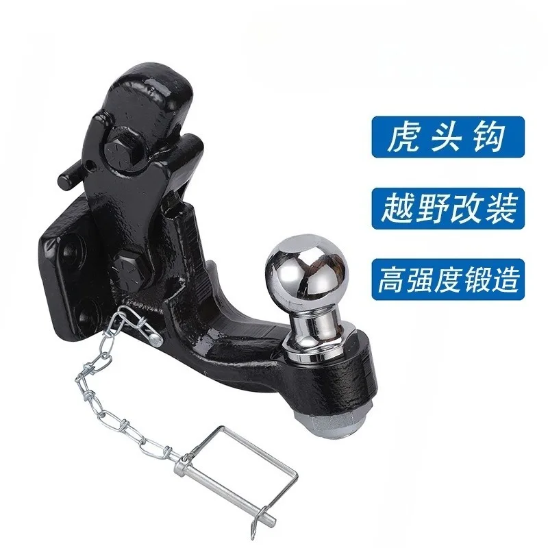 Tiger Head Trailer Tow Hook Heavy Duty Towing Drawbar Modified Accessory For Offroad SUV Vehicle Trailer Connection Replacement