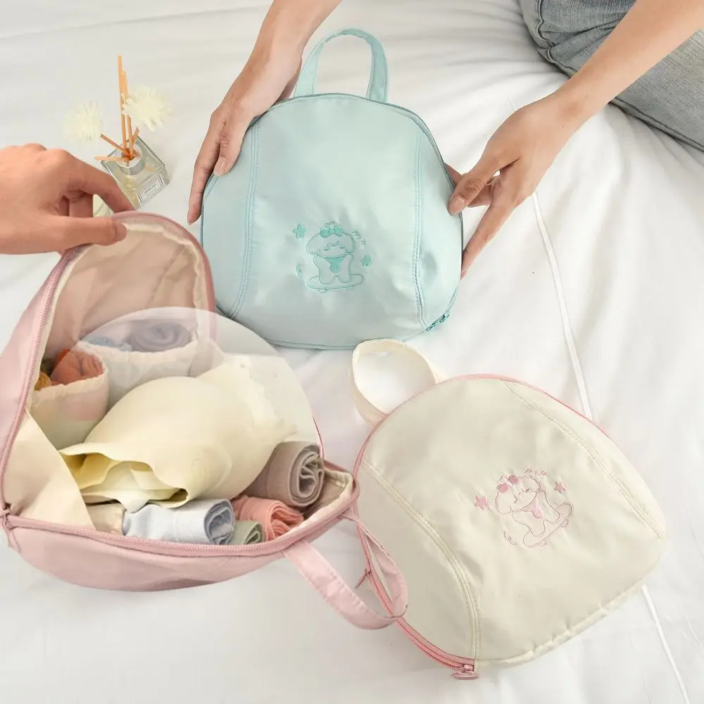 

Polyester Fiber Travel Underwear Packing Cube Large Capacity Dustproof Underwear Storage Bag Waterproof with Zipper and Handle