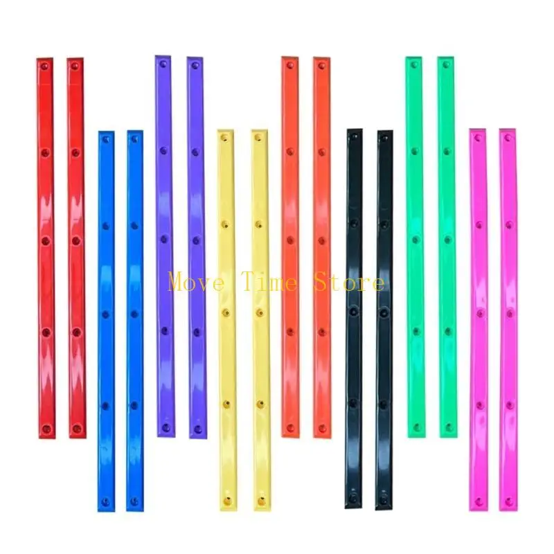 

92ME Durability Plastic Skateboard Guard Rails Impact Resistant Skateboard Guard for 4 Wheel Skateboards