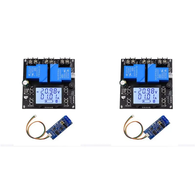 

【ГОРЯЧАЯ ЦЕНА!】2X XY-BT13L 30A Модуль зарядки-разрядки аккумуляторов + Модуль K485X с защитой от перезаряда и двунаправленным обнаружением тока