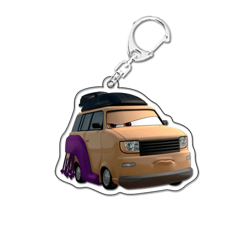 Lightning McQueen Cars anime peripheral cartoon acrylic keychain two-dimensional pendant cute bag gift accessories wholesale