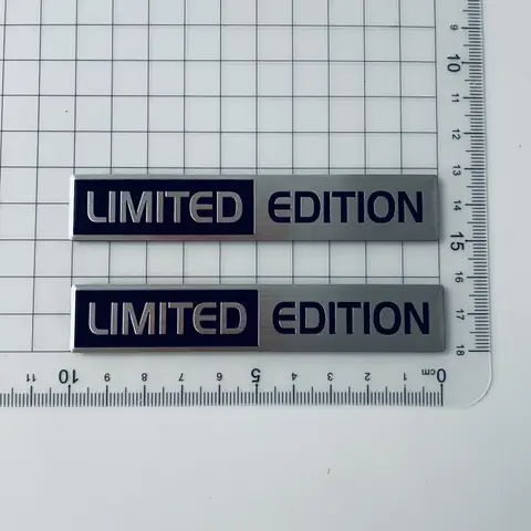 3D Metal LIMITED EDITION Emblem Sticker Aluminium Logo Car Fender Badge Trunk Decal Special EDITION Stikcer Accessories 10 best sales lada logo - №2