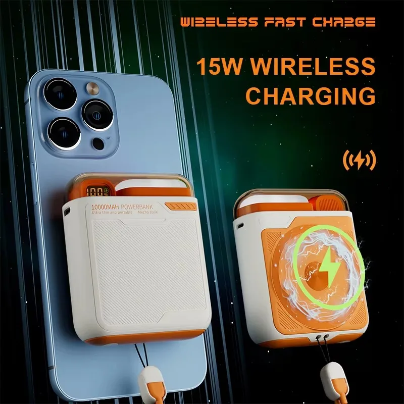 New Arrival 22.5W Magnetic Wireless 10000mAh Power Supply Fast Charging For Mobile Phone Portable Mini Power Bank