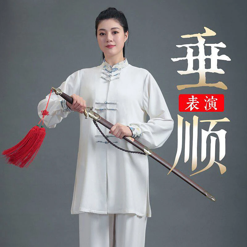 Premium High-End Unisex Tai Chi Practice Uniform Spring/Autumn 2025 New Lightweight Cotton Comfort Fit for Performance & Fitness