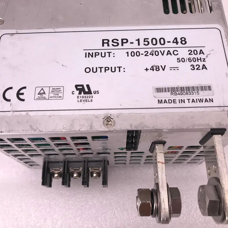 RSP-1500-48 1500W 48V 32A For MW Switching Power Supply High Power Before Shipment Perfect Test