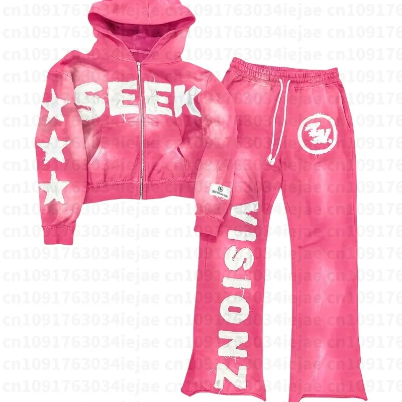 2026 Year New 3D Printed Adult Kid European and American Casual Zipper Hooded Casual Suit