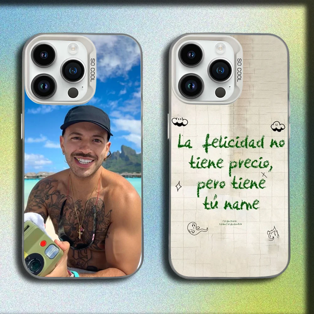 

Singer F-Feid Ferxxo SIXDO Phone Case For iPhone 16,15,14,13,12,11,Mini,Pro,E,MAX White Matte Shockproof Cover