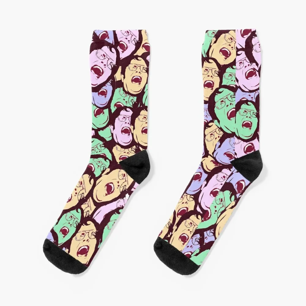 

Multi Dwight Socks Toe sports New year's Ladies Socks Men's