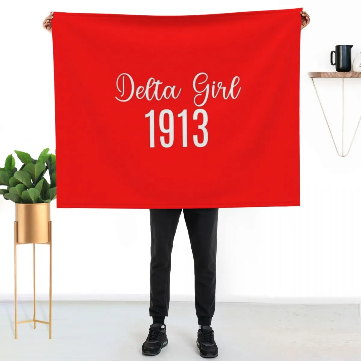 Delta Girl 1913 Throw Blanket bed plaid Nap Blankets For Baby Flannel Fabric Decorative Sofa warm winter Blankets