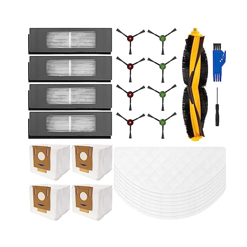 

Side Brush Roller Brush Cleaning Mopping Rag Filter Replacement Parts Accessories For Cobos Sweeper Accessories OZMOT8 T9 N8pro