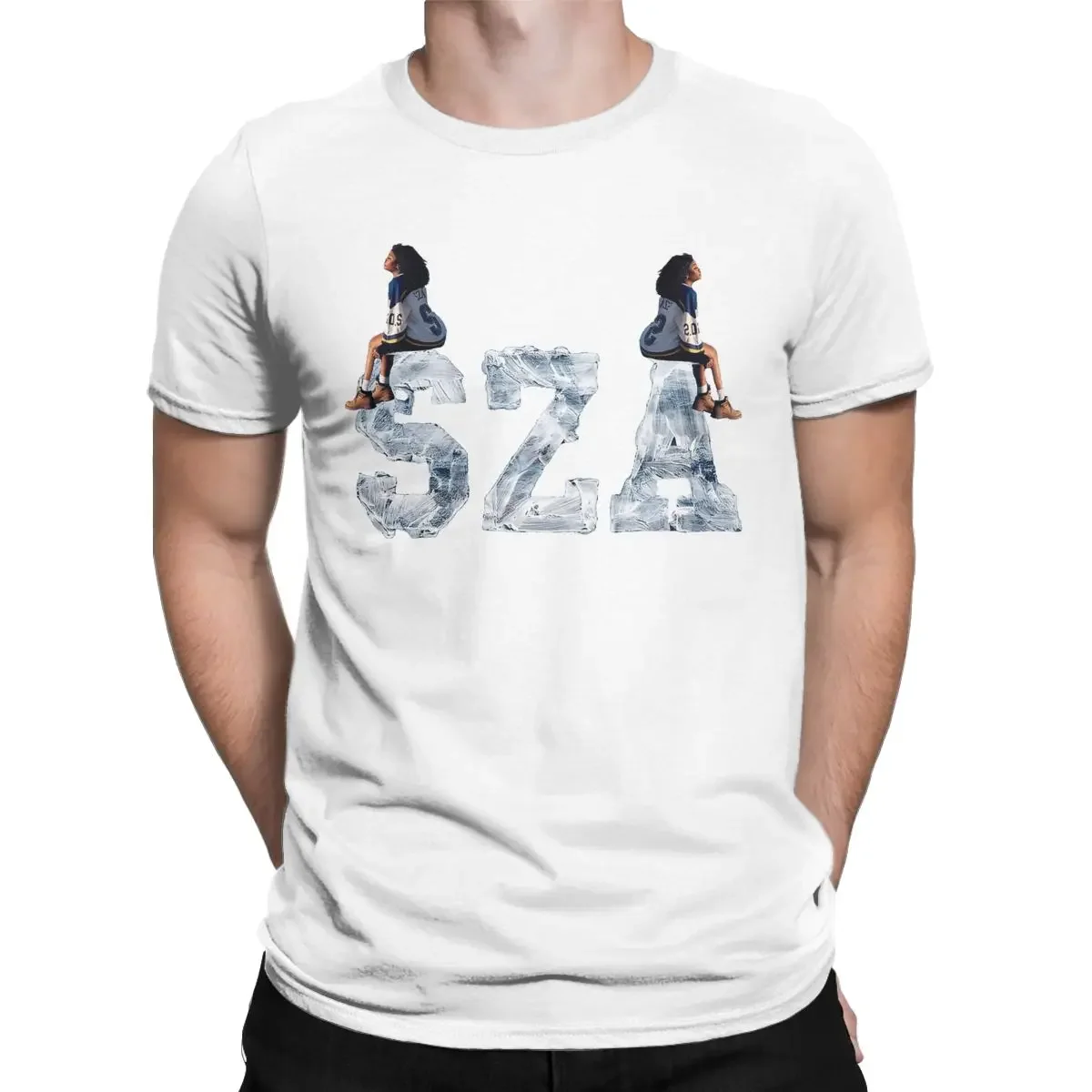 Sleeve Hip Hop Song Music Album T Shirts O Neck Clothes Print Men T-Shirt 2024 Sza Sos Heavy Mental Funny Cotton TeeShirt Short