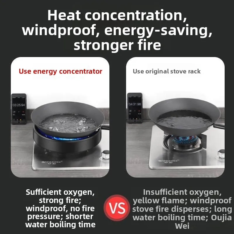 support-universel-antiderapant-en-acier-inoxydable-pour-cuisiniere-a-gaz-coupe-vent-retention-de-flamme-rangement-de-cuisine-assistant-de-cuisson-polyvalent