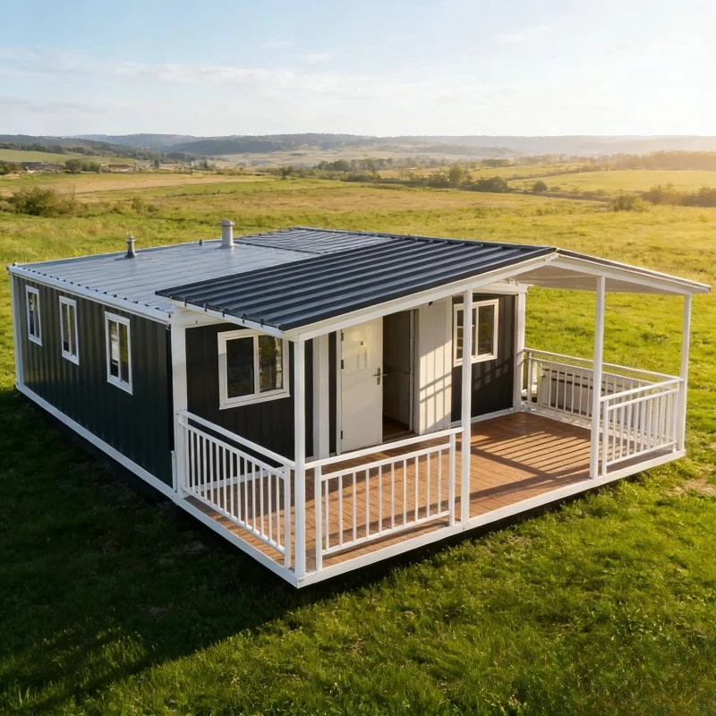 Expandable Container House Foldable Prefab Home 2 Bedroom Turnkey Ready