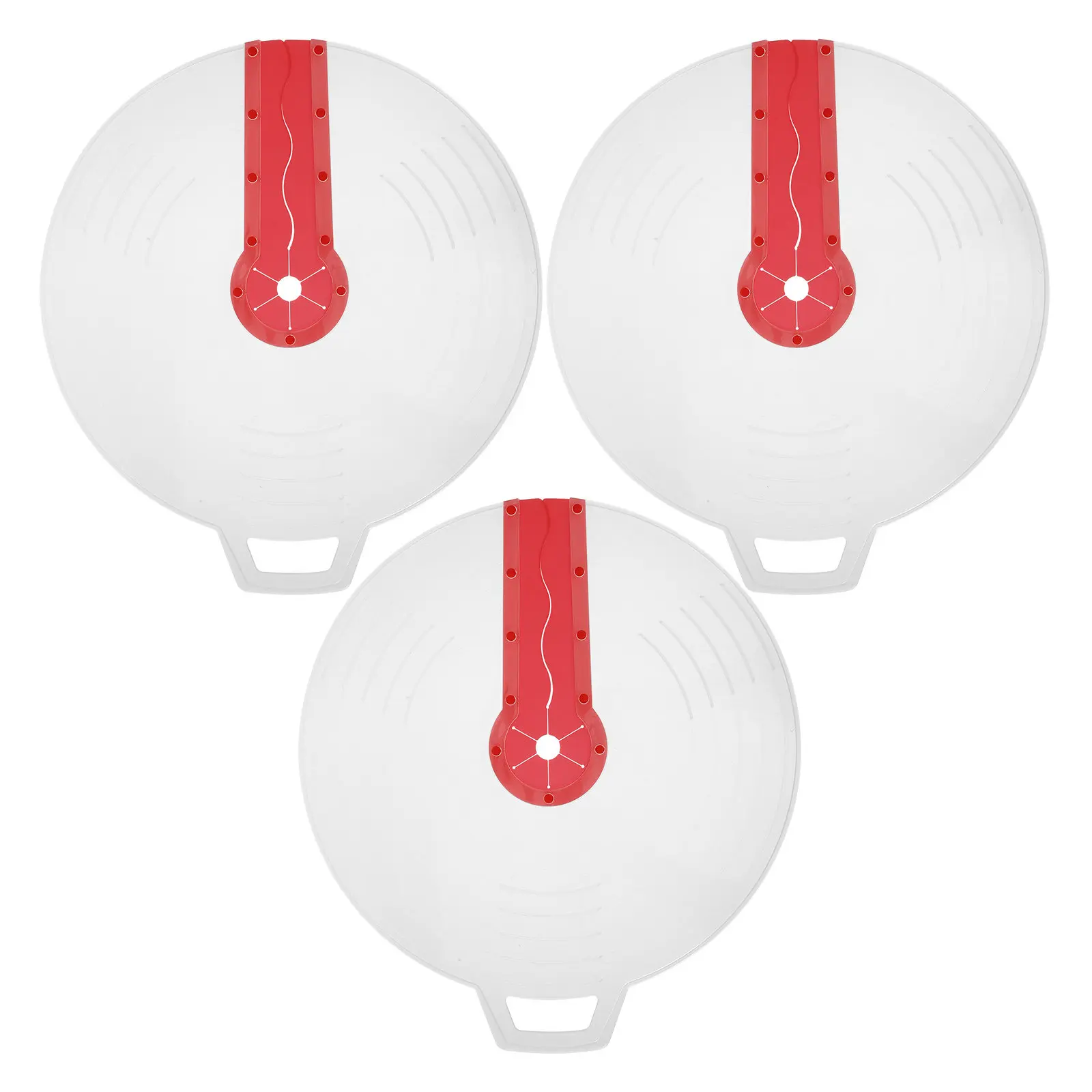 3Pcs Egg Whisk Mixing Bowl Anti Splash Cover Silicone PP Splashproof Lid Splash Guard for Hand Mixer Home Baking