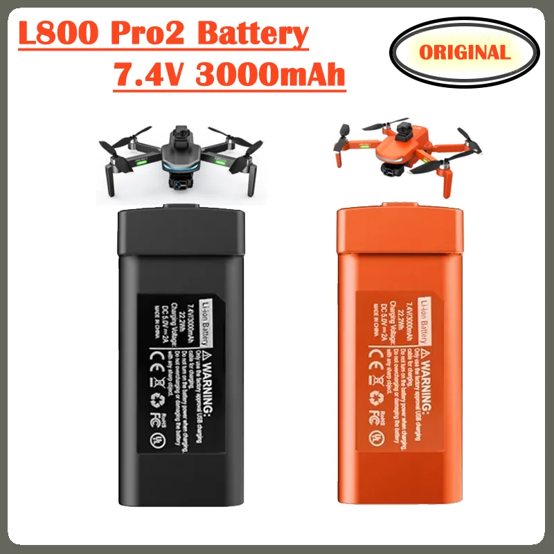 

PAPIG L800 Pro2 Drone Battery 7.4V 3000mAh L800 Pro2 4K Professional Camera Drone Original Battery L800 RC Drone Accessories