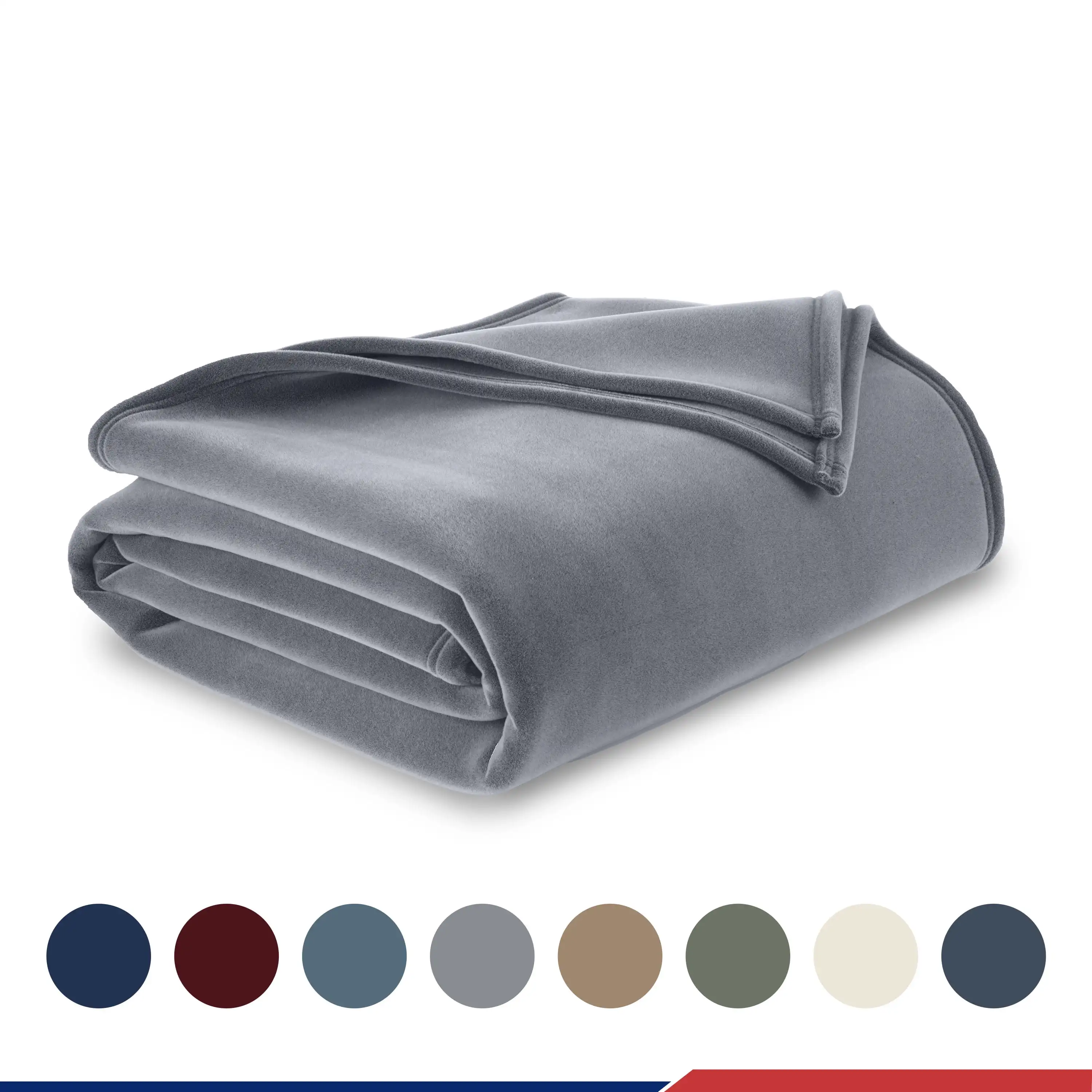 

King Blanket - All-Season, Pet Friendly & Lightweight (90x108), Grey