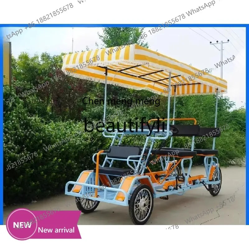 

x Four-wheeler, pedal bicycle, four-seat, six-seat scenic sightseeing car X