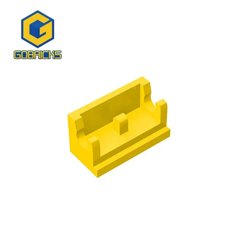 Gobricks 1 قطعة MOC المفصلي الطوب 1x2 قاعدة متوافقة مع 3937 نموذج اللبنات أجزاء الاطفال التعليمية التجمع اللعب الهدايا