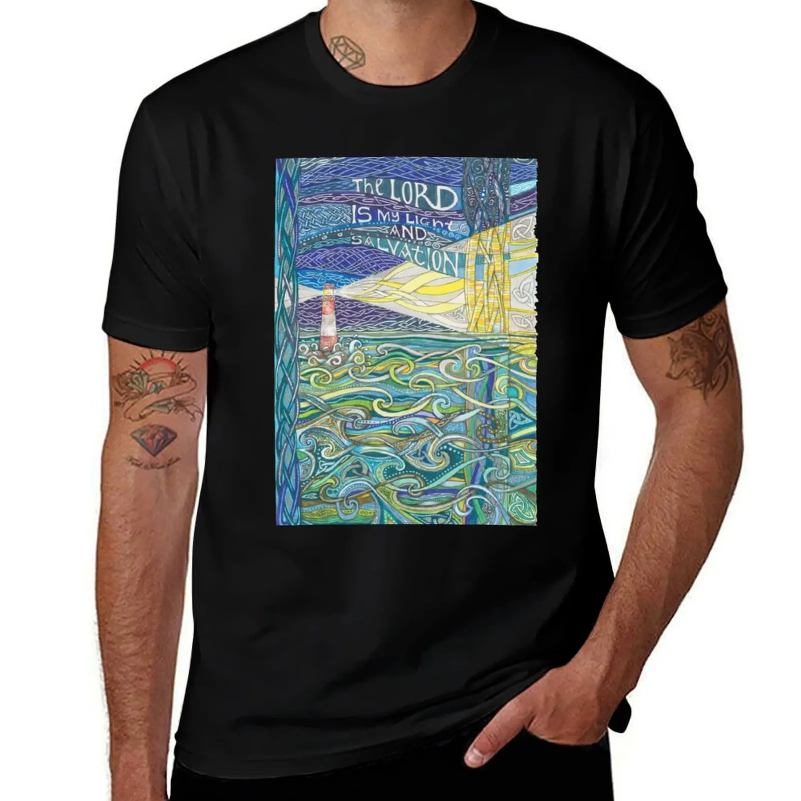 T-shirt Light and Salvation pour sports de plein air à manches courtes