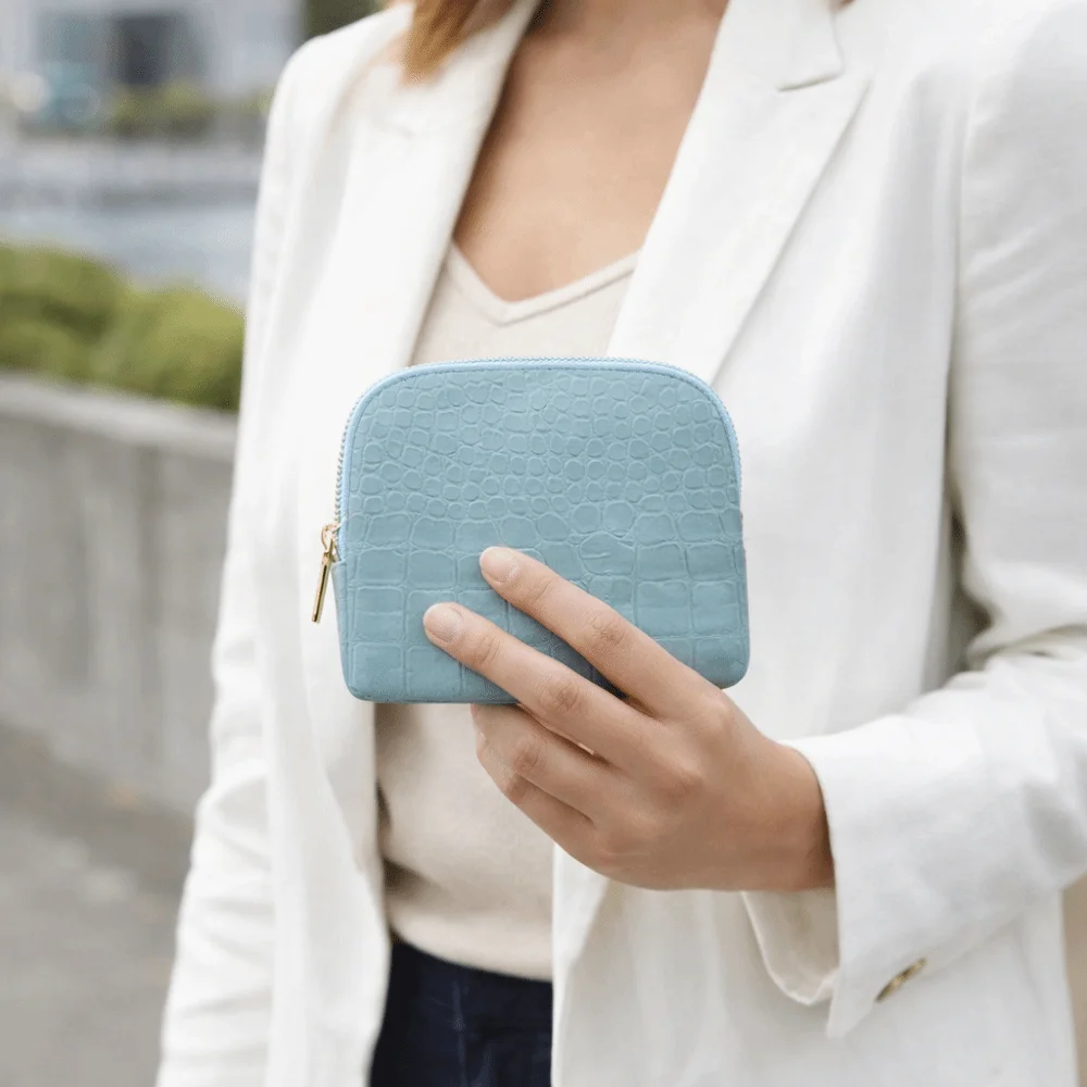 Portable PU Leather Jewelry Packing Bag Large Capacity Solid Color Mini Cosmetic Bag Organizer Square Jewelry Storage Case Gift